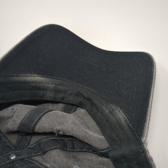 Nice Slideback Baseball Hat Solid Gray One Size Adjustable Casual Blank - Picture 8 of 9